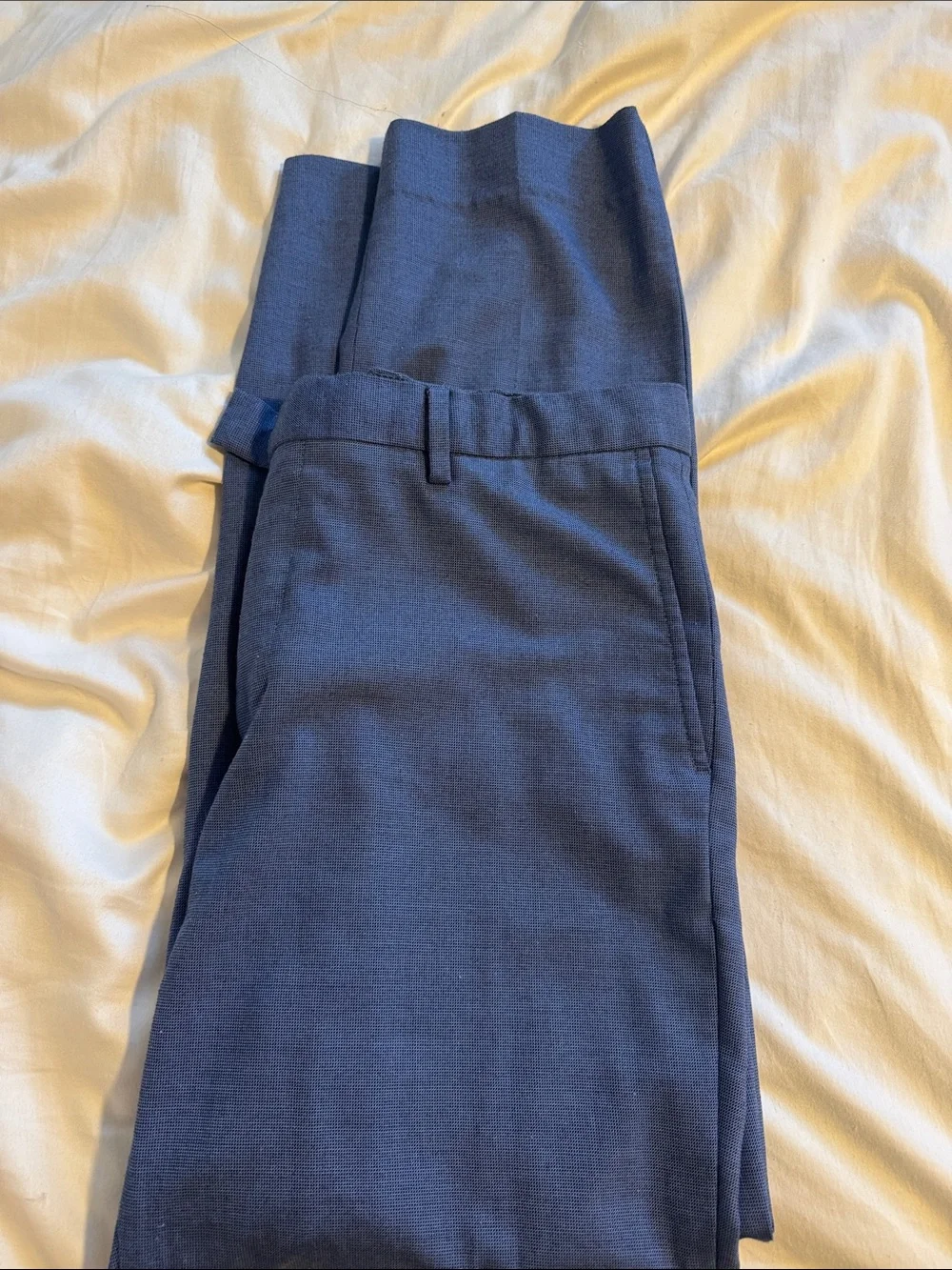Men's Banana Republic 34x32 Blue Stretch Dress Pants - Classic Fit